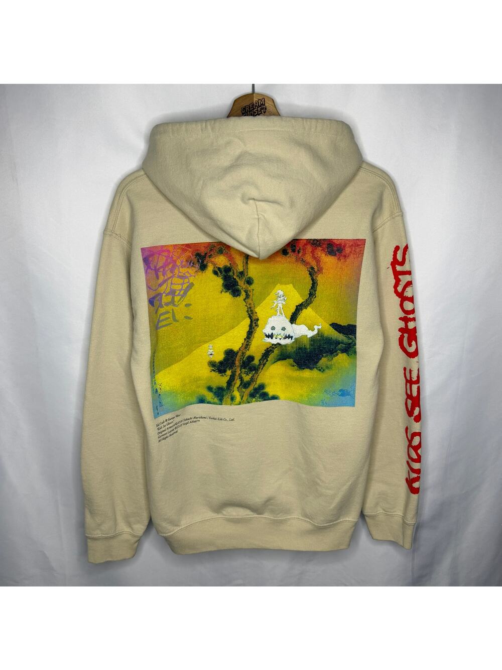 Kanye West Yeezy Ye Kid Cudi Virgil Abloh Murakami Kids See Ghosts Tour Merch S